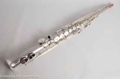 Buescher True Tone Soprano Gorgeous Original Silver Overhauled 189327