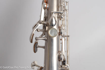 Buescher True Tone Soprano Gorgeous Original Silver Overhauled 189327