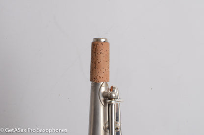 Buescher True Tone Soprano Gorgeous Original Silver Overhauled 189327