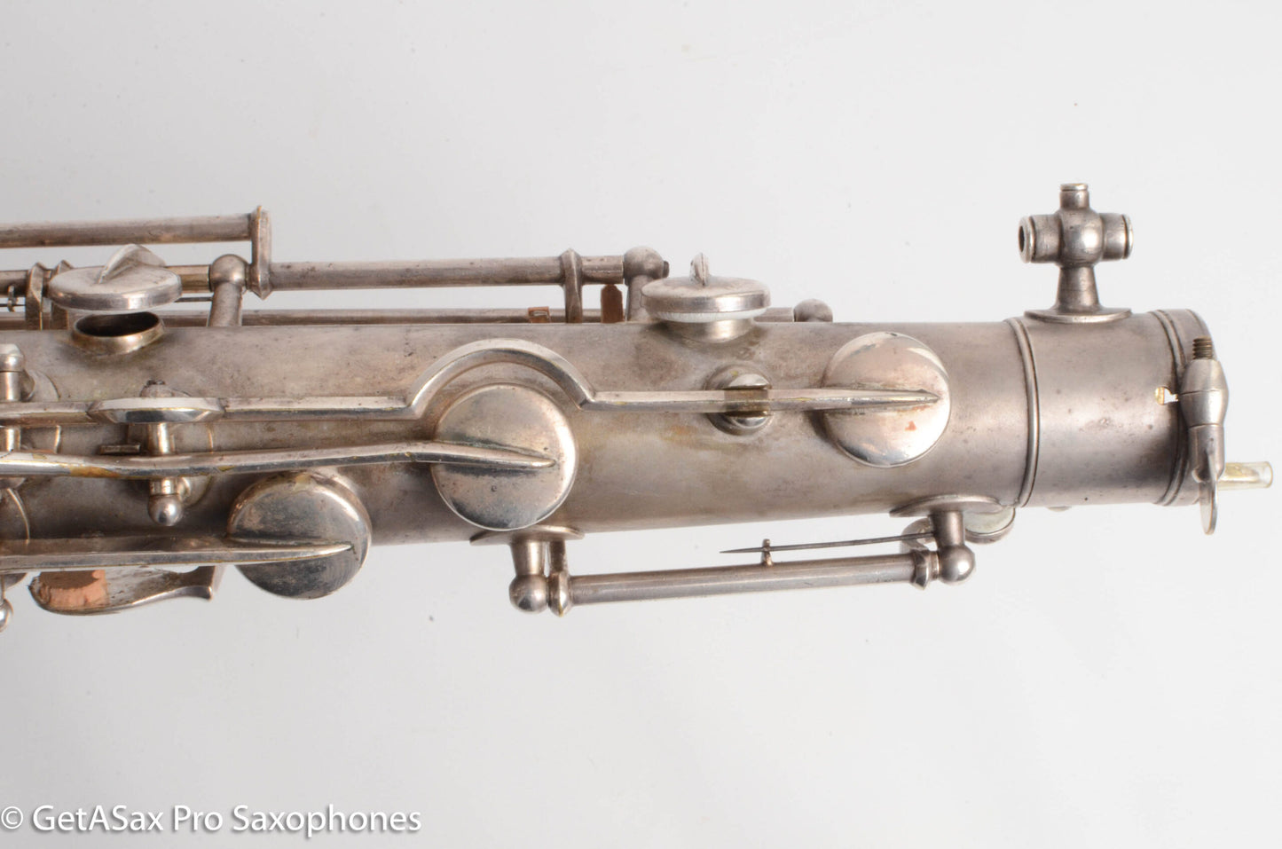 Buescher True Tone Tenor Saxophone Original Silver Old Pads Great Deal! 126098