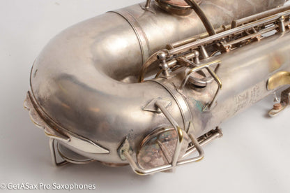 Buescher True Tone Small Bell Tenor Original Silver Plate 126098