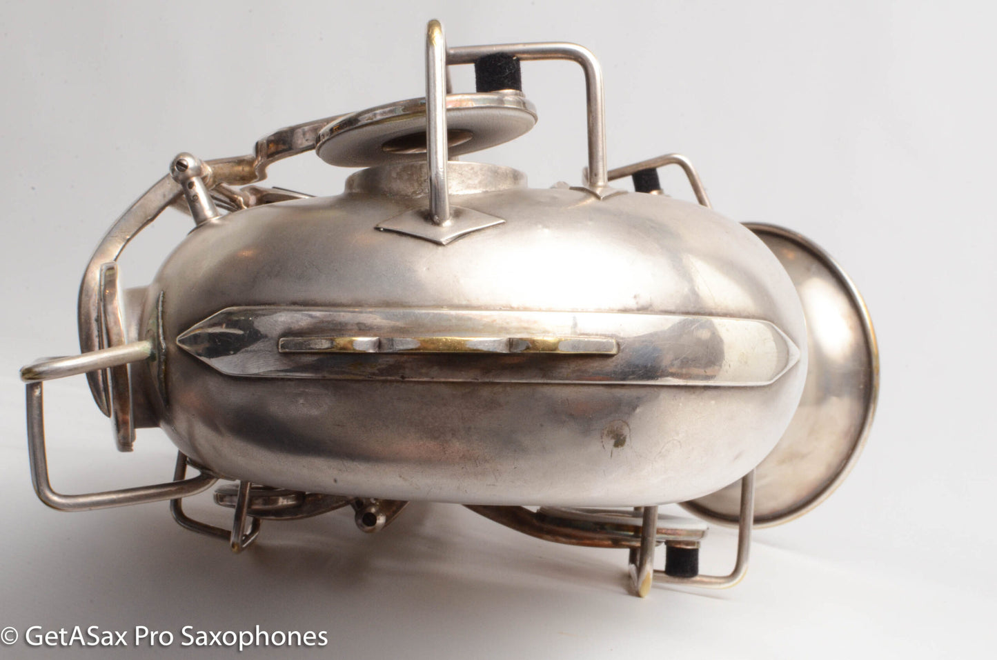 Buescher True Tone Tenor Saxophone Original Silver Old Pads Great Deal! 126098