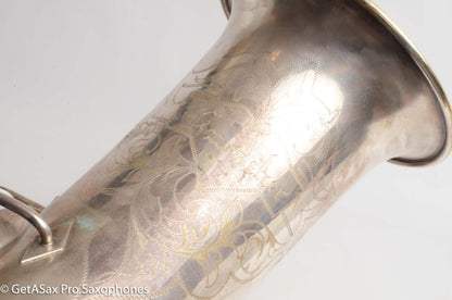 Buescher True Tone Small Bell Tenor Original Silver Plate 126098