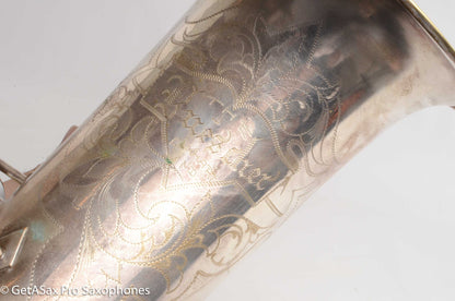 Buescher True Tone Small Bell Tenor Original Silver Plate 126098