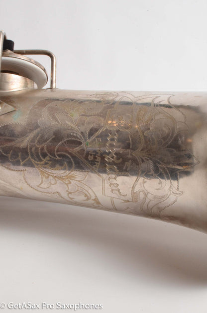 Buescher True Tone Small Bell Tenor Original Silver Plate 126098