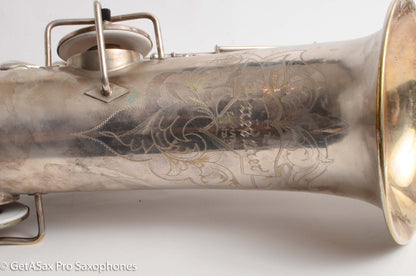 Buescher True Tone Small Bell Tenor Original Silver Plate 126098