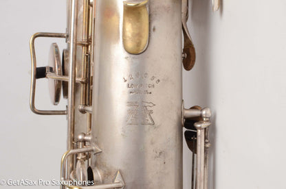 Buescher True Tone Small Bell Tenor Original Silver Plate 126098