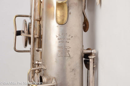 Buescher True Tone Tenor Saxophone Original Silver Old Pads Great Deal! 126098