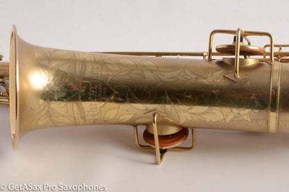 Buescher True Tone Series IV Tenor Saxophone Original Gold Plate Good Pads 212844