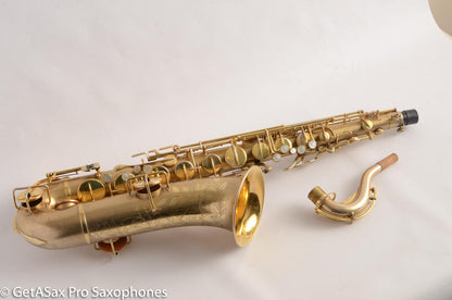 Buescher True Tone Series IV Tenor Saxophone Original Gold Plate Good Pads 212844