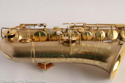 Buescher True Tone Series IV Tenor Saxophone Original Gold Plate Good Pads 212844