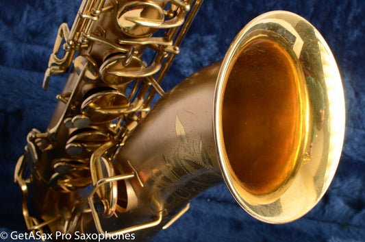 Buescher True Tone Series IV Tenor Saxophone Original Gold Plate Good Pads 212844