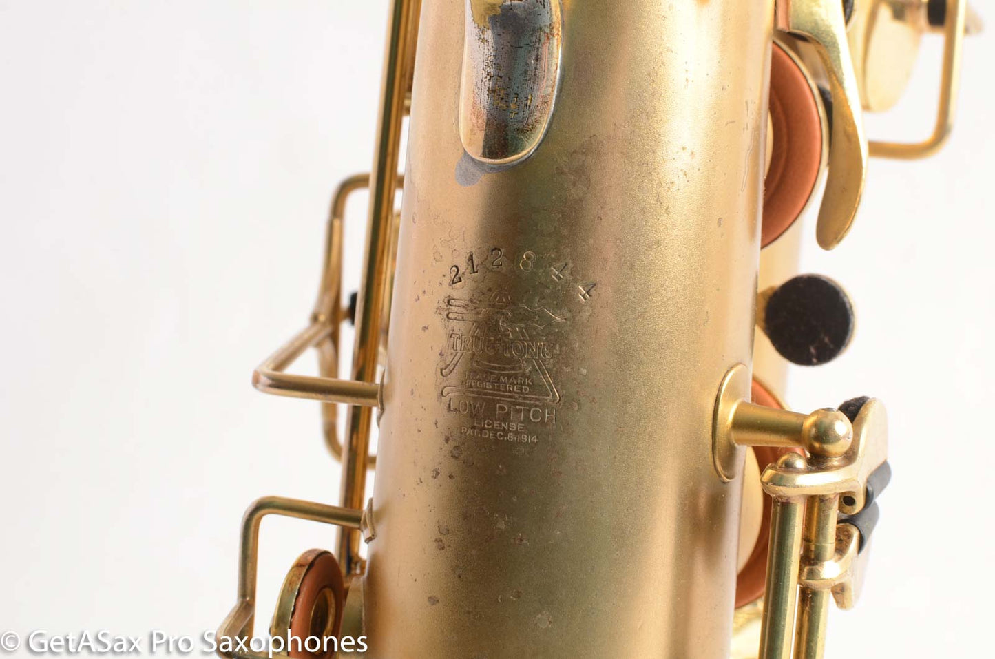 Buescher True Tone Series IV Tenor Saxophone Original Gold Plate Good Pads 212844