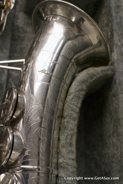 Buescher Silver Top Hat and Cane Alto Saxophone