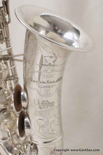 Buescher Silver Top Hat and Cane Alto Saxophone