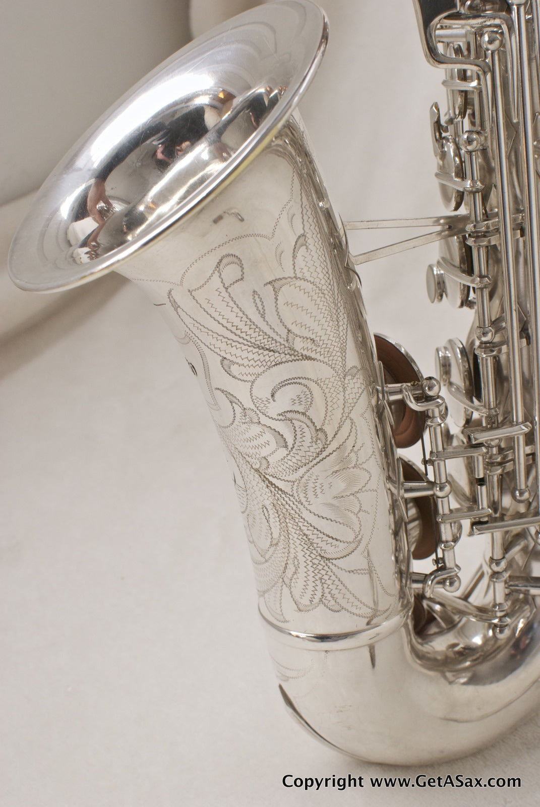 Buescher Silver Top Hat and Cane Alto Saxophone