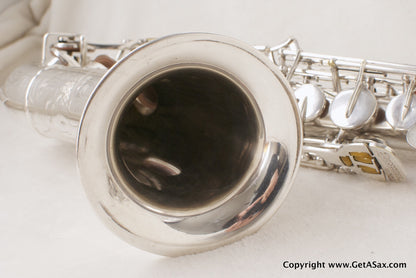 Buescher Silver Top Hat and Cane Alto Saxophone