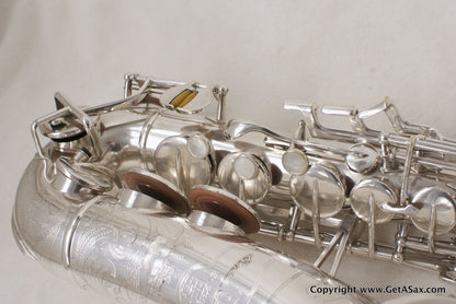 Buescher Silver Top Hat and Cane Alto Saxophone