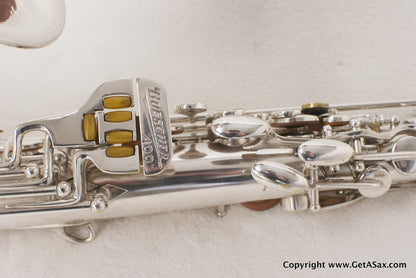 Buescher Silver Top Hat and Cane Alto Saxophone