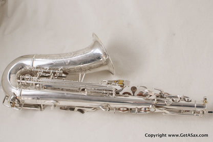 Buescher Silver Top Hat and Cane Alto Saxophone