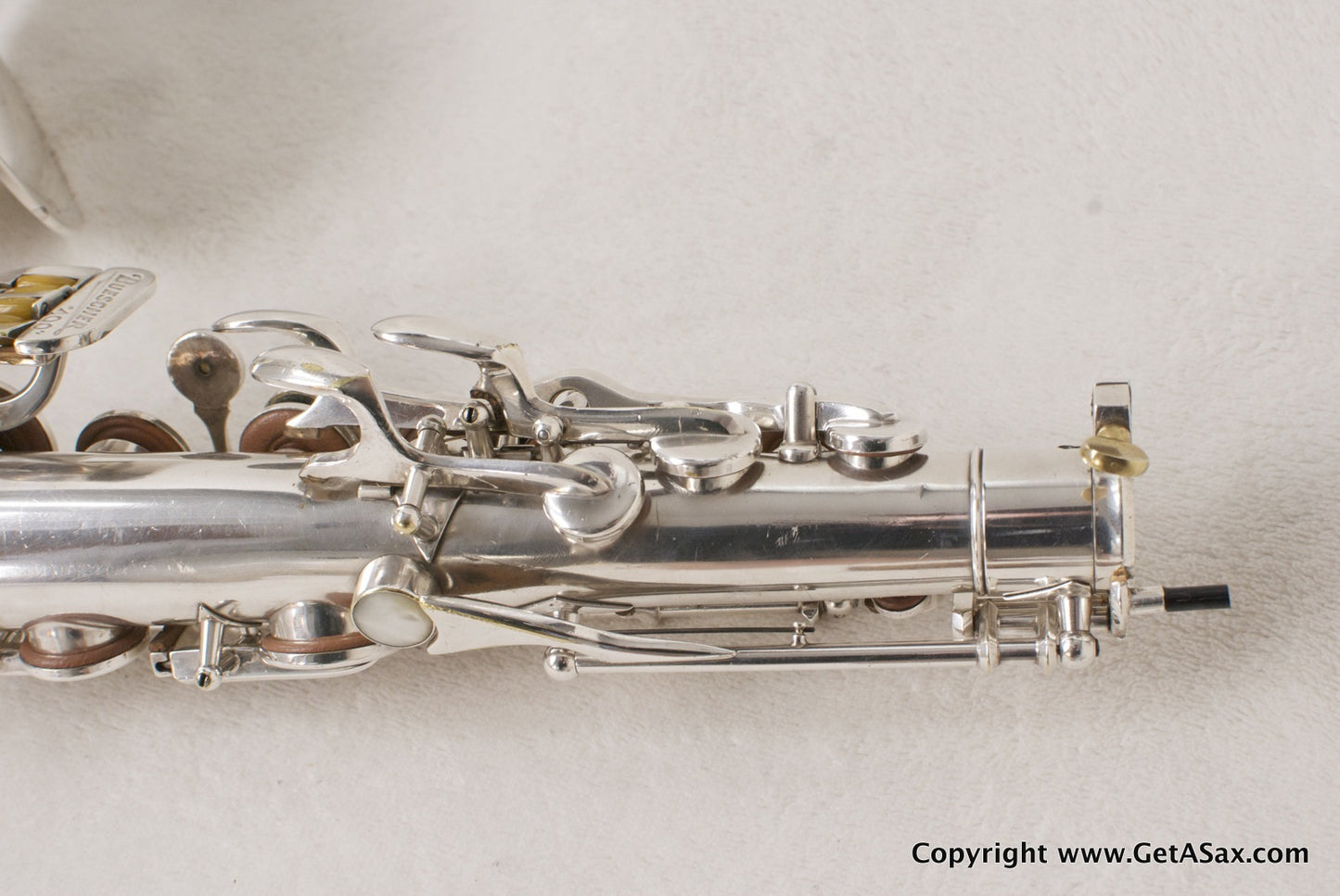 Buescher Silver Top Hat and Cane Alto Saxophone