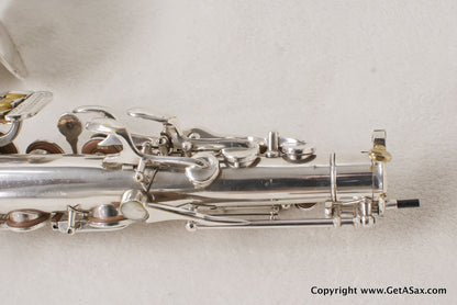 Buescher Silver Top Hat and Cane Alto Saxophone