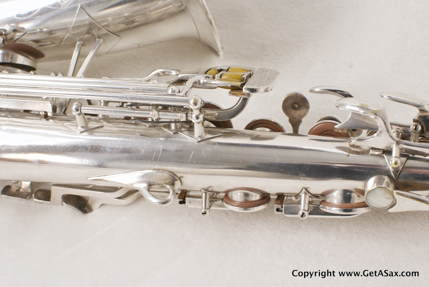 Buescher Silver Top Hat and Cane Alto Saxophone