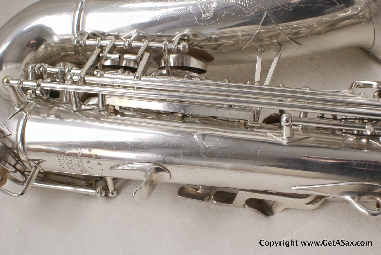 Buescher Silver Top Hat and Cane Alto Saxophone