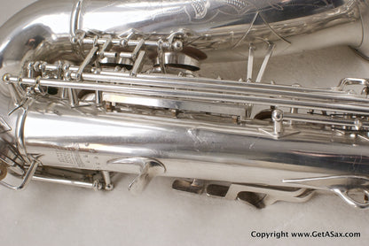 Buescher Silver Top Hat and Cane Alto Saxophone