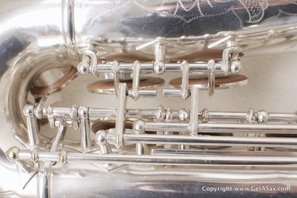 Buescher Silver Top Hat and Cane Alto Saxophone