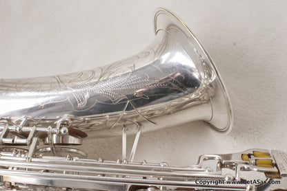 Buescher Silver Top Hat and Cane Alto Saxophone