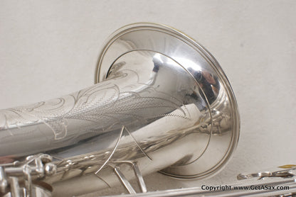 Buescher Silver Top Hat and Cane Alto Saxophone