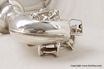 Buescher Silver Top Hat and Cane Alto Saxophone