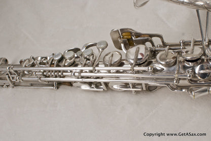 Buescher Silver Top Hat and Cane Alto Saxophone