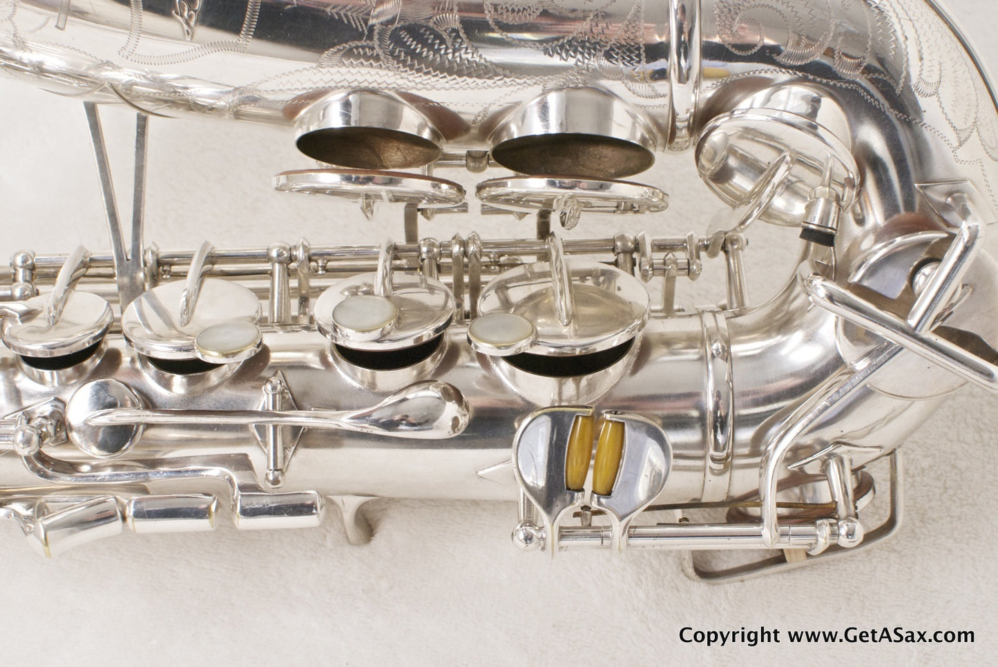 Buescher Silver Top Hat and Cane Alto Saxophone