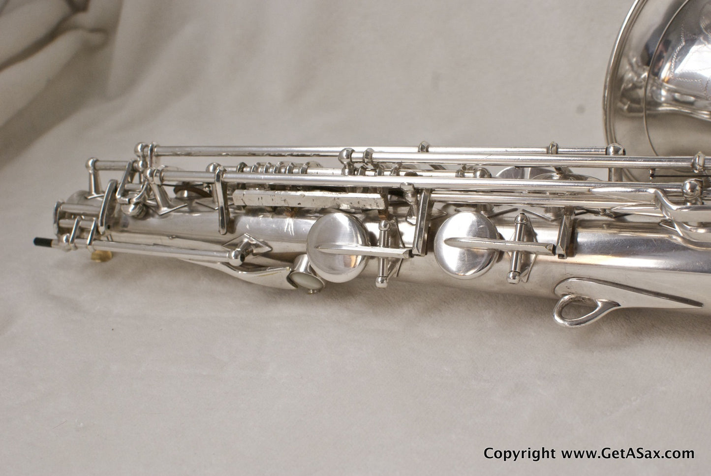 Buescher Silver Top Hat and Cane Alto Saxophone