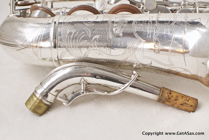 Buescher Silver Top Hat and Cane Alto Saxophone