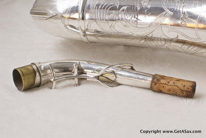 Buescher Silver Top Hat and Cane Alto Saxophone