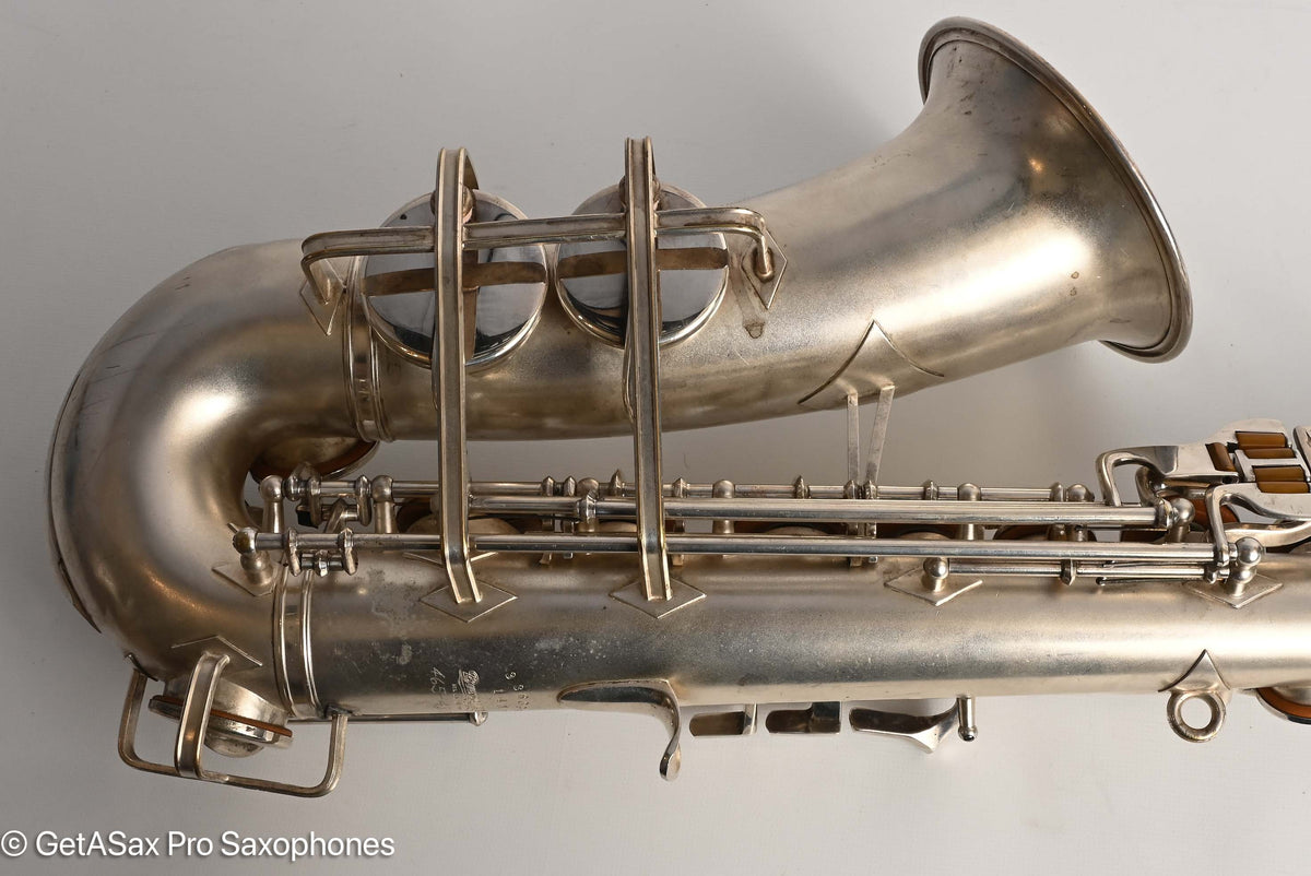 Buescher Aristocrat 140 Alto Excellent Condition Original Silver 336336