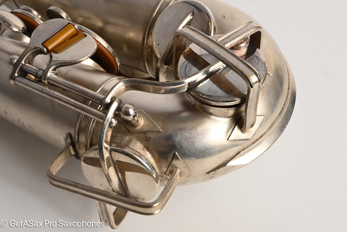 Buescher Aristocrat 140 Alto Excellent Condition Original Silver 336336