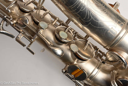 Buescher Aristocrat 140 Alto Excellent Condition Original Silver 336336