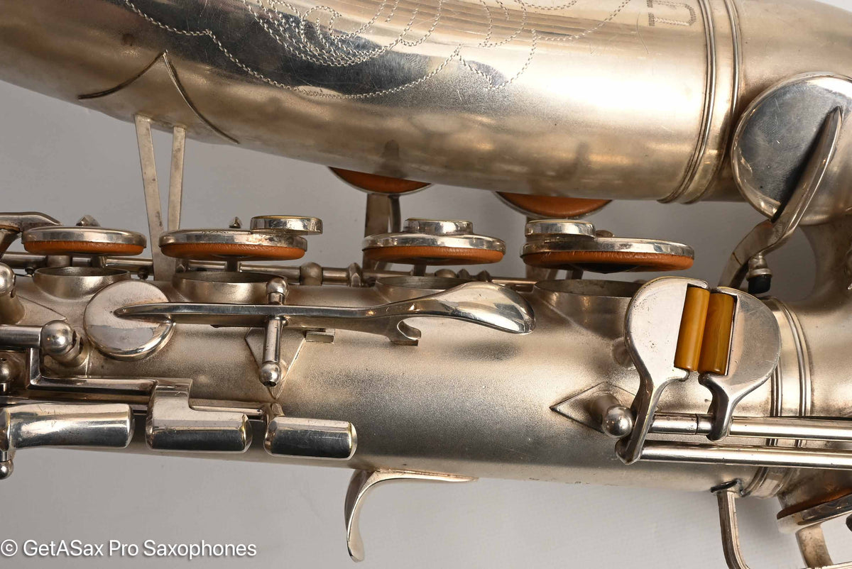 Buescher Aristocrat 140 Alto Excellent Condition Original Silver 336336