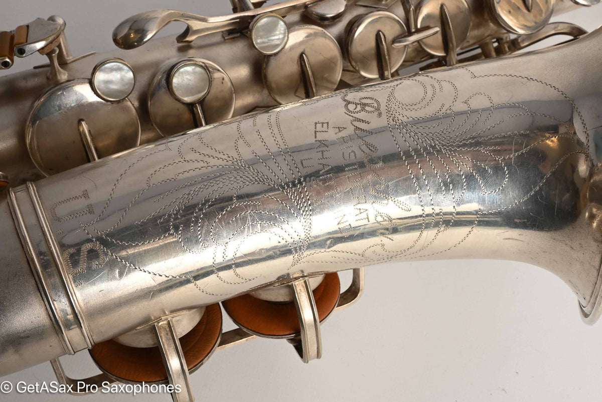 Buescher Aristocrat 140 Alto Excellent Condition Original Silver 336336