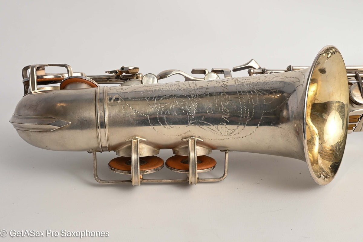 Buescher Aristocrat 140 Alto Excellent Condition Original Silver 336336
