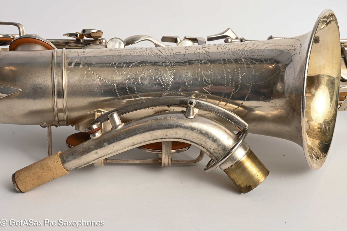 Buescher Aristocrat 140 Alto Excellent Condition Original Silver 336336