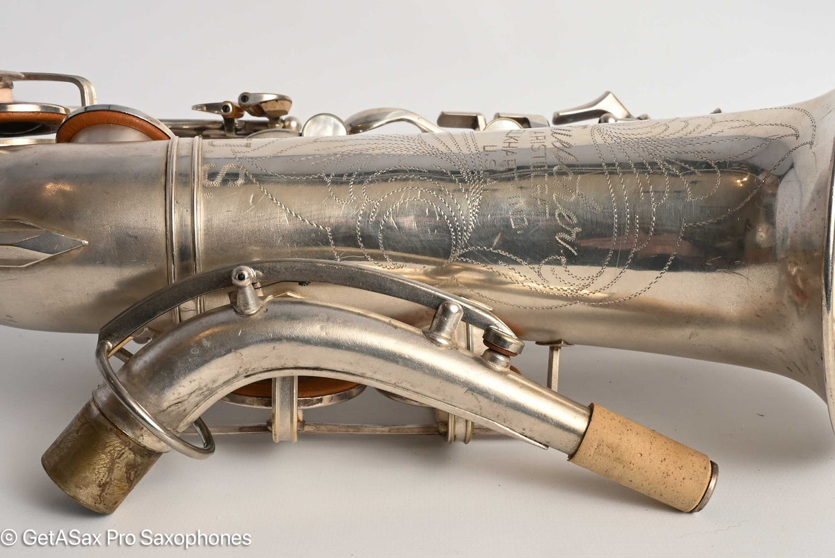Buescher Aristocrat 140 Alto Excellent Condition Original Silver 336336