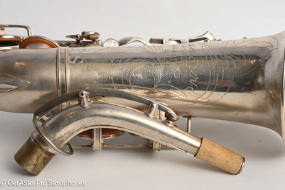 Buescher Aristocrat 140 Alto Excellent Condition Original Silver 336336