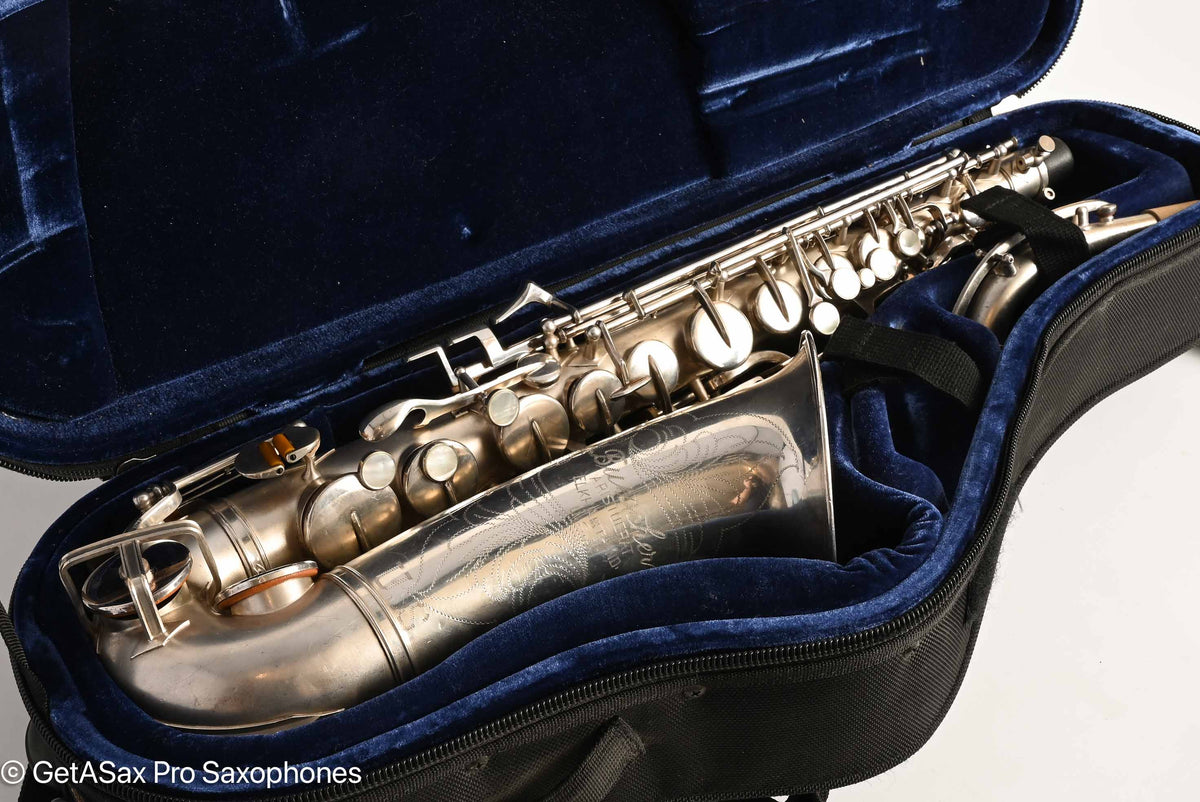 Buescher Aristocrat 140 Alto Excellent Condition Original Silver 336336