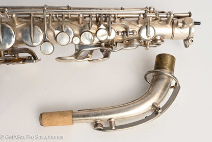 Buescher Aristocrat 140 Alto Excellent Condition Original Silver 336336