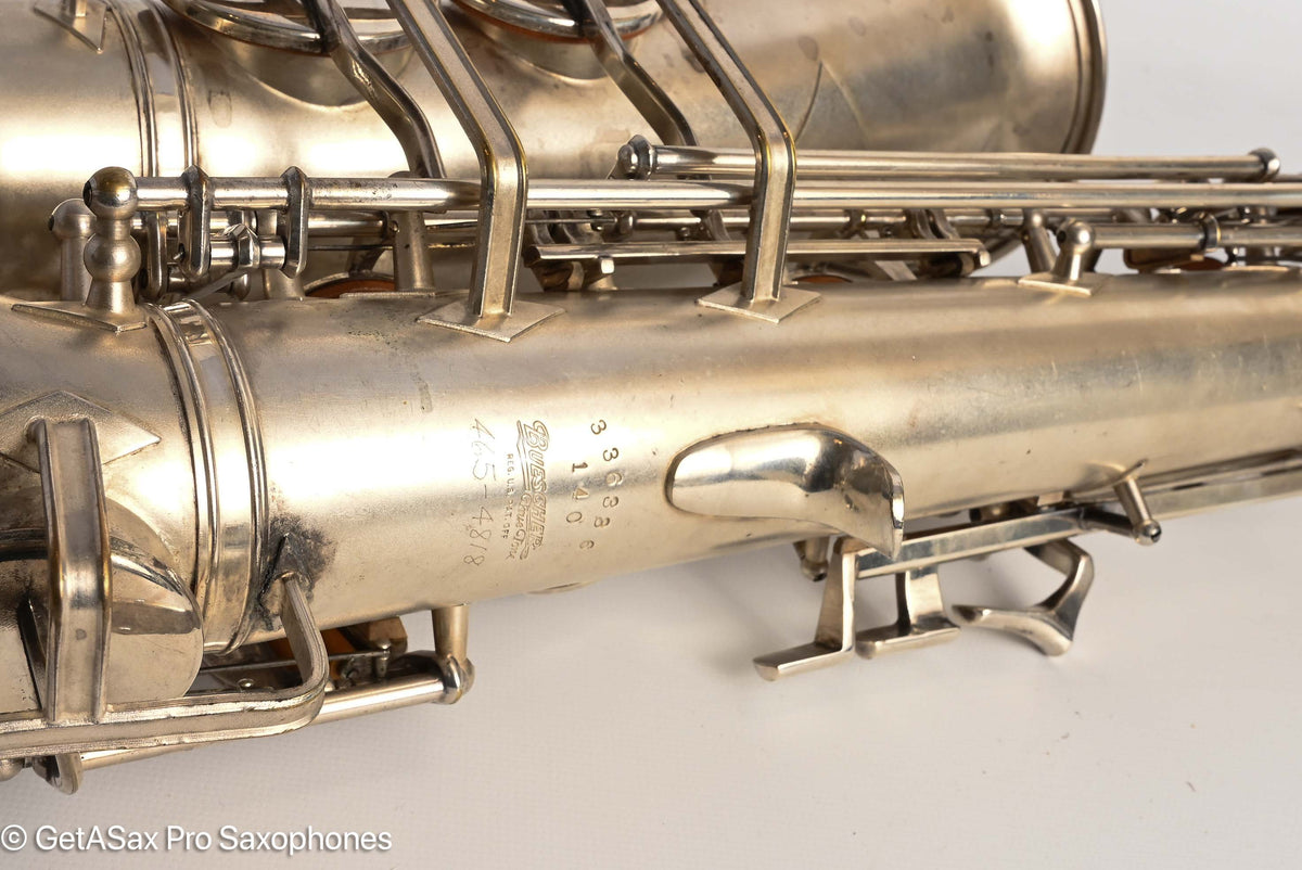 Buescher Aristocrat 140 Alto Excellent Condition Original Silver 336336